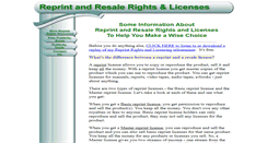 Desktop Screenshot of bestreprintrights.com